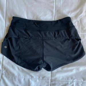 Lululemon Womens Run low rise speed up lined shorts